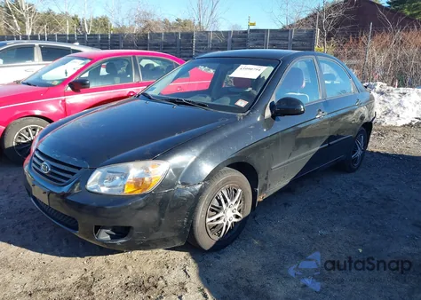 2009 Kia Spectra Lx from USA, damaged, VIN KNAFE222595602623